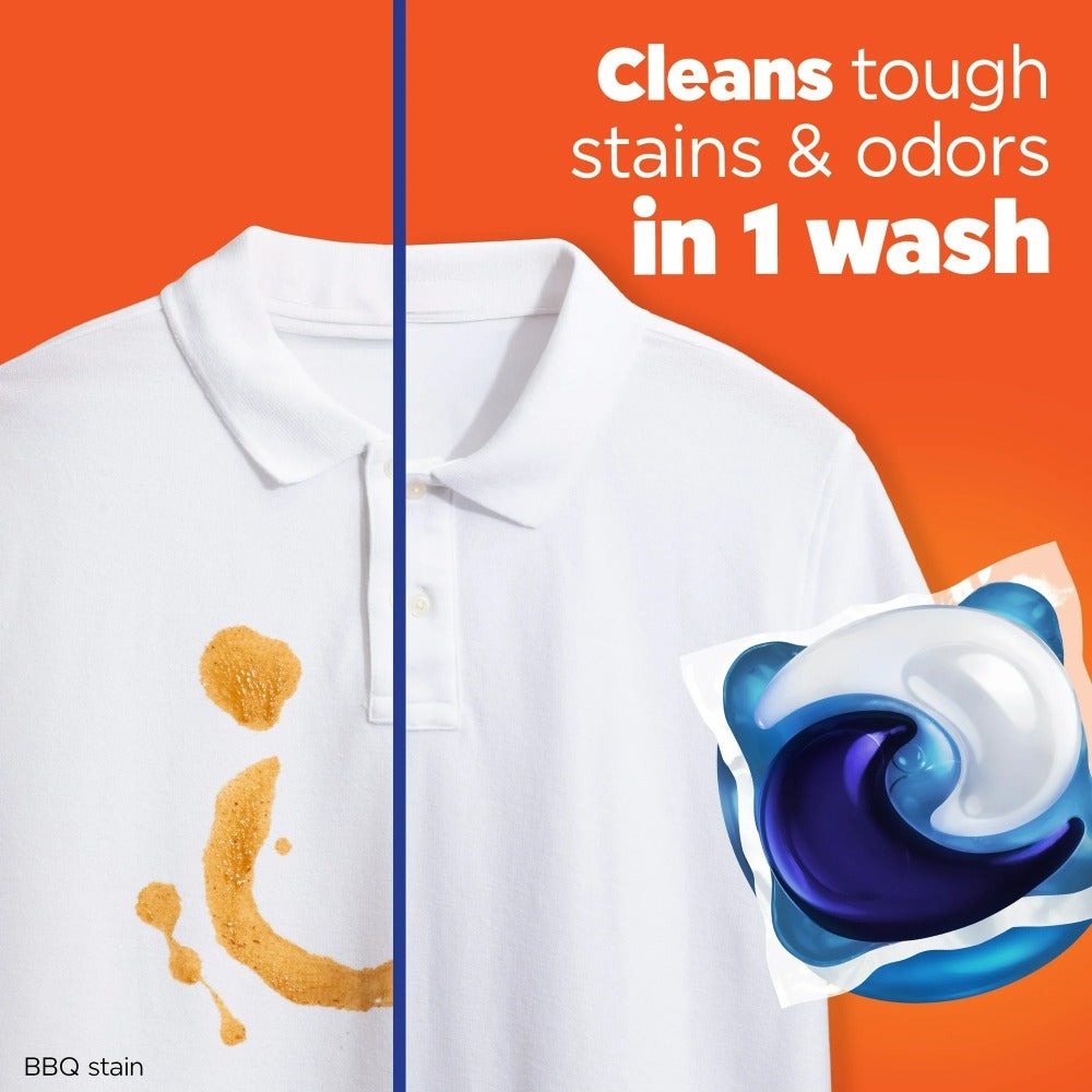 Tide PODS Liquid Laundry Detergent Packs Spring Meadow Scent 16 Count Pre-Measured Pods Stain Remover HE Compatible Top Load Front Load Washing Machine