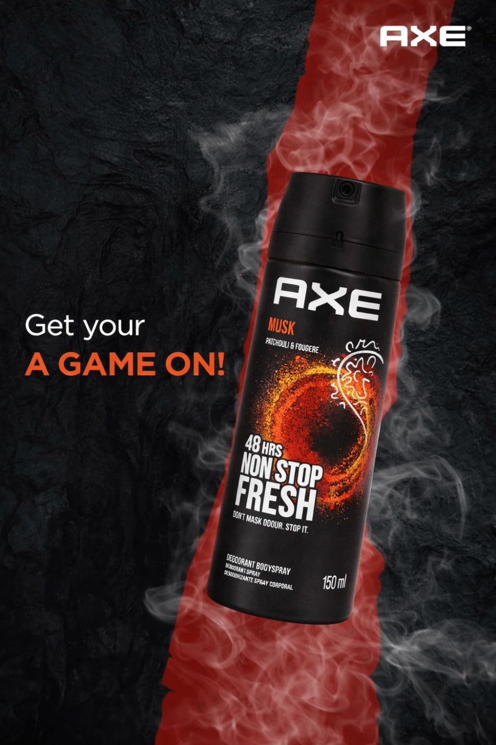 AXE Body Spray Musk 3 Pack 5oz Men Deodorant Long Lasting Odor Protection Masculine Fragrance for Work Gym Travel Daily Use