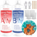 Epoxy Resin Kit Ultra Clear Bubble-Free Self-Leveling ¨C 2-Part Casting & Coating Resin for River Tables Countertops Crafts, Yellowing-Resistant Fast Cure Formula