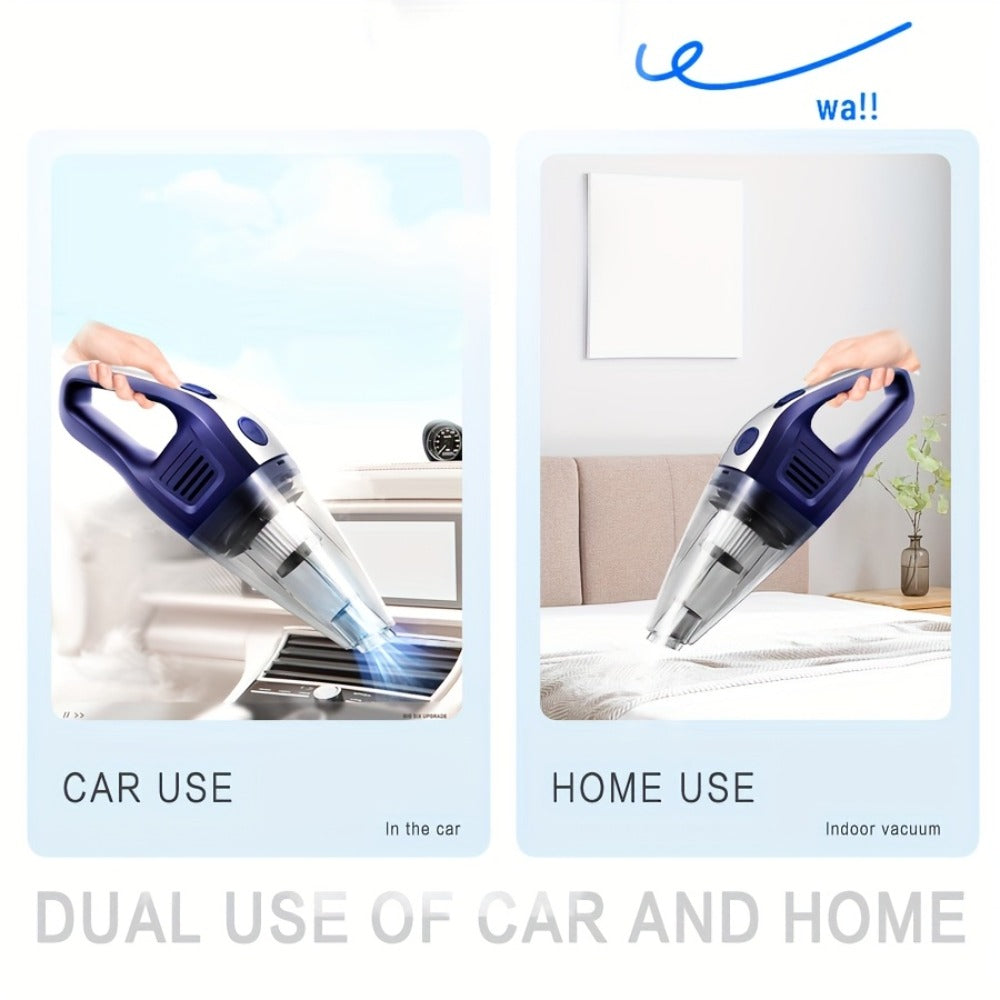 Handheld Cordless Vacuum Cleaner with Powerful Suction ¨C Portable USB Rechargeable Mini Vacuum with Multiple Accessories for Car, Home, Office & Tight Spaces