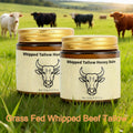 Grass-Fed Butter Whipped Moisturizing Cream 2pcs - Natural Honey-Infused Formula for Face & Body | Deep Hydration, Moisture Lock | Sensitive Skin | Men & Women | Handcrafted