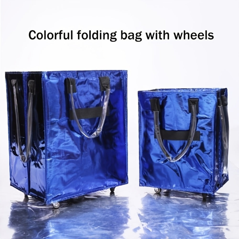 Rolling Travel Luggage Bag with Wheels Carry On Handbag Multi-Functional Wheeled Duffel Bag for Women Men - Lightweight Outdoor Travel Bag M & L Size Multiple Colors
