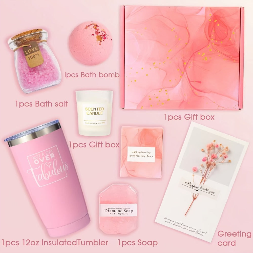 Spa Gift Set for Women ¨C Luxury Self-Care & Relaxation Birthday Gift, Thoughtful Thank You & Special Occasion Gift for Mom, Her & Any Woman