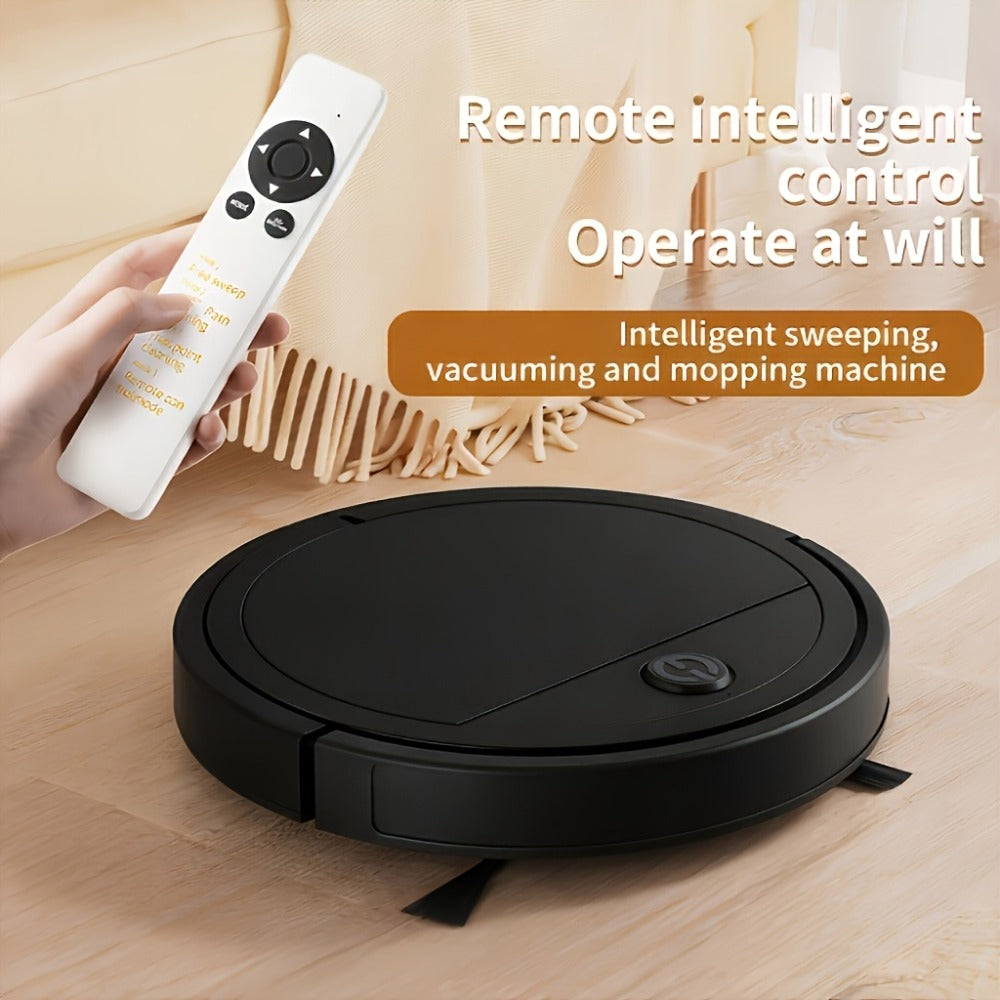 Robot Vacuum Cleaner 3-in-1 ¨C 2000Pa Powerful Suction, 150-Min Runtime, Auto Floor Cleaning for Pet Hair, Dust & Debris, Multi-Functional Robotic Vacuum for Hardwood, Tile & Low-Pile Carpet
