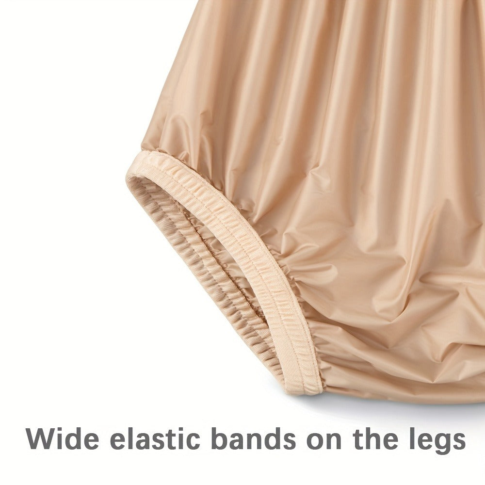 Adult Diaper Cover Waterproof Reusable Incontinence Pants ¨C Noiseless Soft Nylon Pull-On Leak Protection Underwear for Day & Night, Sizes S-4XL