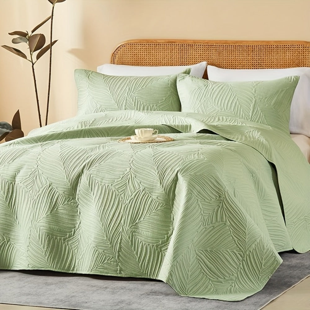 Quilt Set 2-3pcs ¨C Lightweight Microfiber Bedspread Coin Pattern Coverlet All Seasons Twin Full Queen King Cal King