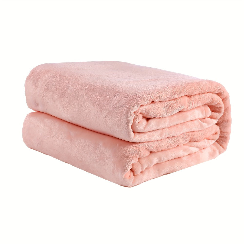 Quilted Flannel Throw Blanket ¨C 180-200gsm Soft Warm All-Season Bed Cover, 17 Patterns, Rhinestone & Checker Designs, 2 Sizes