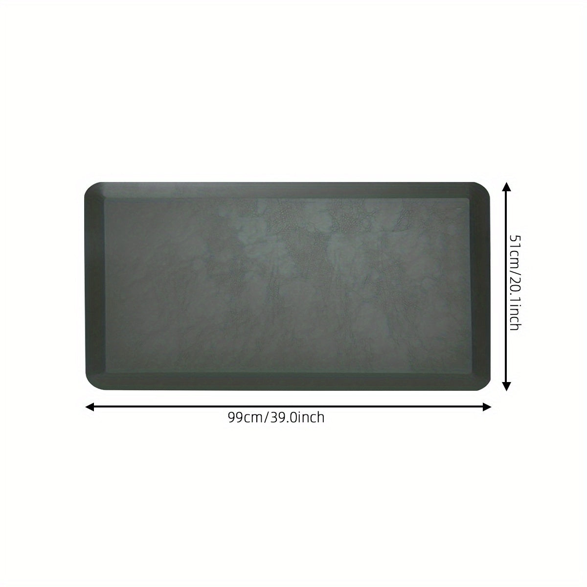Anti-Fatigue Kitchen Mat 3/4 Inch Thick Non-Slip Foam Cushion Standing Desk Mat for Kitchen Office Laundry