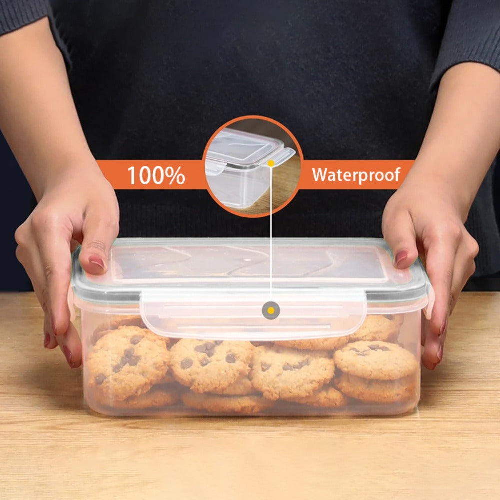 Food Storage Containers with Lids - Airtight Plastic Container Set for Kitchen Pantry Organization, Easy-Lock Leak-Proof Design, BPA-Free Meal Prep Containers with Labels and Markers, Available in 12, 24 or 48 Piece Sets for Pantry, Travel and Outdoor Use