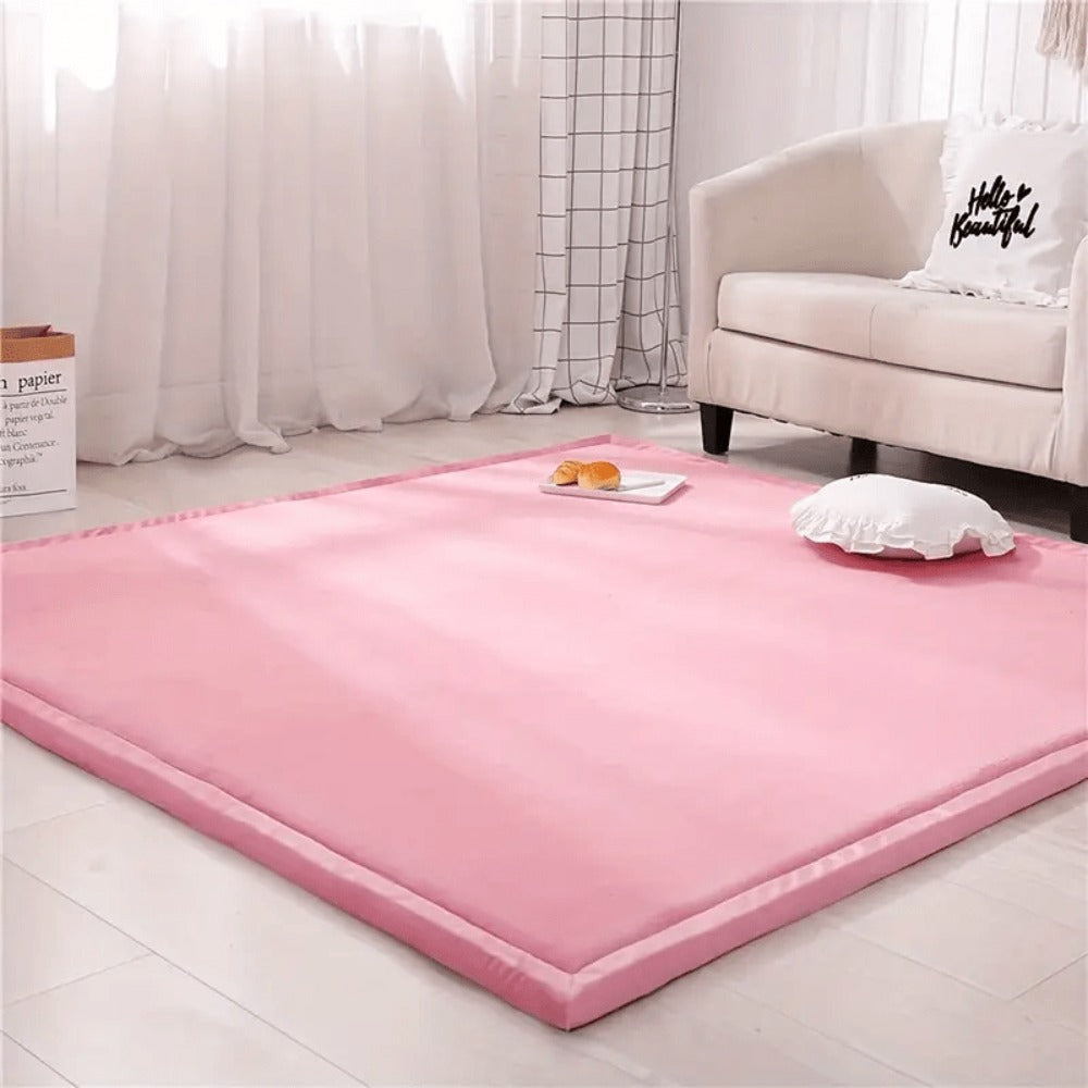 Memory Foam Area Rug Tatami Mat Non-Slip Coral Velvet Floor Mat for Living Room Bedroom Kids Playroom Yoga ¡ª Multiple Sizes & Colors
