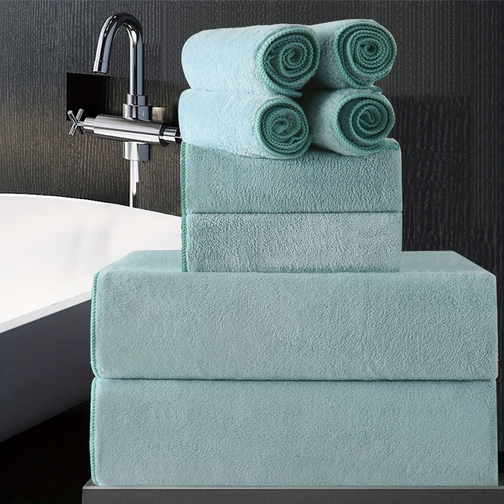 Extra Large Bath Towel Set 8 Piece 750GSM 35x70 Inch - Ultra Soft Luxury Thick Lightweight Highly Absorbent Fast Dry Oversized Bath Sheet | 15 Colors | Bathroom Gym Daily Use Adult