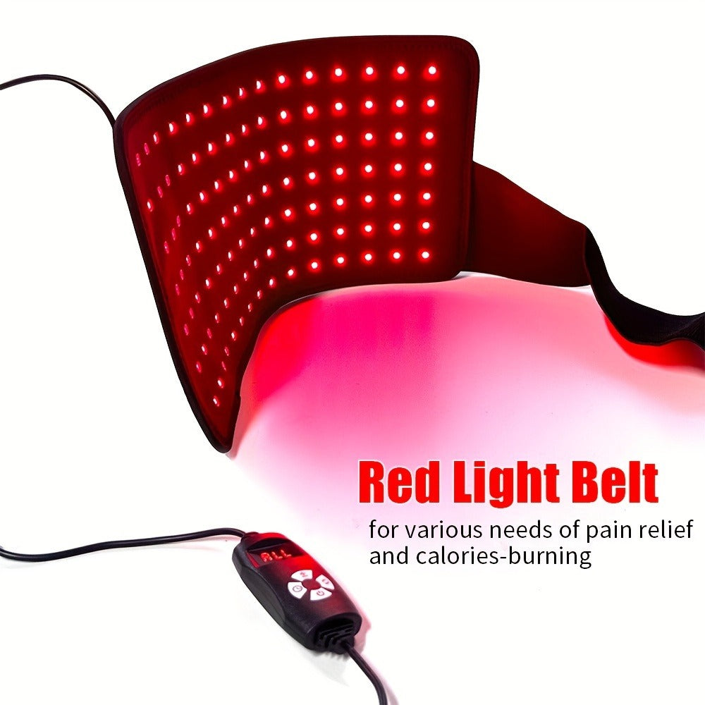 Red Light Therapy Belt 660nm 850nm Near Infrared Wrap Device for Pain Relief Muscle Recovery Arm Wrist Knee Ankle Elbow Joint Therapy Wearable LED Pad