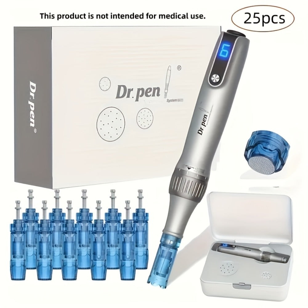 Dr. Pen M8S Microneedling Pen with 25Pcs Nano Cartridges