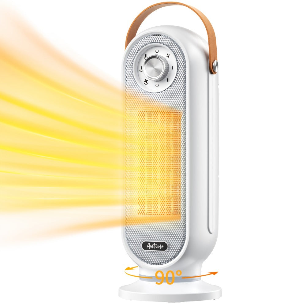 Space Heater 1500W with Remote Control & Digital Display ¨C Portable Electric Heater for Indoor Use, 90¡ã Oscillation, Overheat Protection, Ultra-Quiet Room Heater for Bedroom, Office & Home