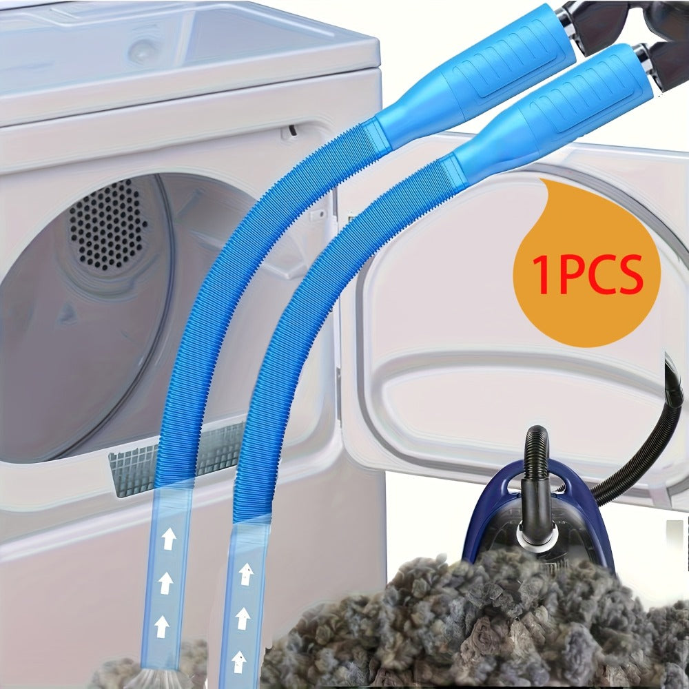 Dryer Vent Cleaner Kit Vacuum Hose Attachment Lint Remover Brush Flexible Dryer Duct Cleaning Tool for Removing Lint Debris Blockage from Dryer Vents and Exhaust Ducts