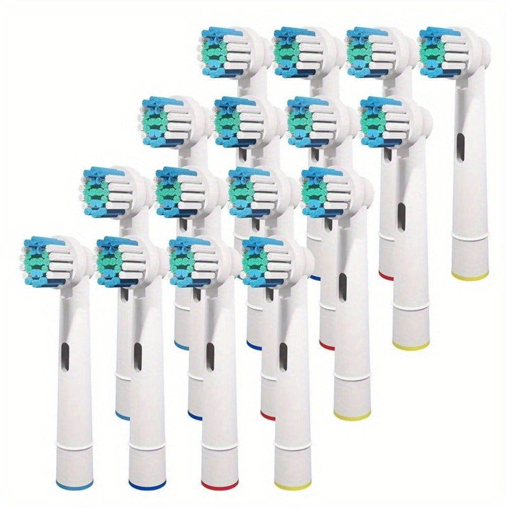 Replacement Toothbrush Heads Compatible with Oral-B Electric Toothbrush - 12 Pack Professional Brush Heads, Deep Clean Bristles, Plaque Removal, Fits Oral-B Pro, Vitality, CrossAction & Smart Series