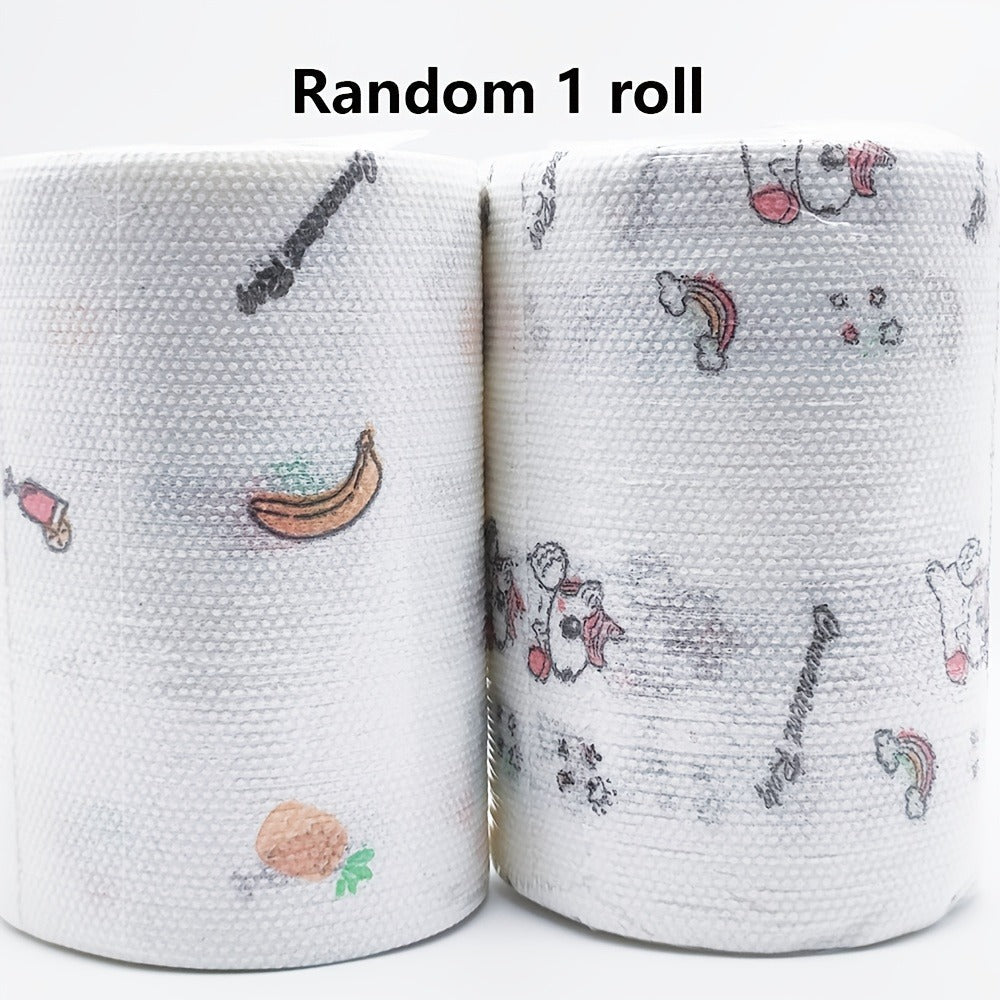 Reusable Kitchen Paper Towels 800 Times Use Washable Non-Stick Oil Degreasing Cleaning Cloth Wet Dry Dual-Use Lazy Rag for Home Kitchen Household