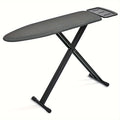 Full Size Ironing Board 43x13 In with Iron Rest, Adjustable Height & Thick Heat-Resistant Padded Cover, Sturdy Anti-Skid Metal Legs, Lightweight Freestanding Iron Board for Home Laundry Room Bedroom
