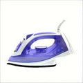 Clothes Steamer Non-Stick Soleplate Adjustable Thermostat Overheat Safety Protection 120V Portable Travel Steam Iron for Garment Wrinkle Removal Home Office Purple Grey