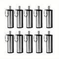 Metal Match Kerosene Lighter 10pcs, Emergency Survival Matches Multi-Functional Keychain Fire Starter for Outdoor Camping Hiking Survival Gear, Windproof Reusable Fire Starting Tools ¨C No Lighter Fuel Included