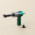 Mini Handheld Vacuum Cordless 4-in-1 Rechargeable | Portable Car Vacuum Cleaner & Air Blower & Hand Pump ¨C Dust Buster for Keyboard, Car Interior, Inflate & Deflate, Green