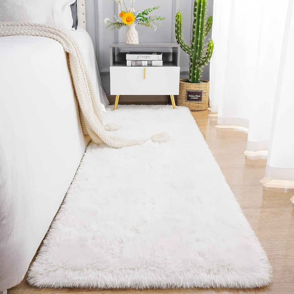Fluffy Area Rug Tie-Dye Soft Carpet for Living Room Bedroom Office Thickened 1000g/©O Machine-Woven Indoor Mat Multi-Color Multi-Size Dark Gray Light Grey Khaki Pink Black White Purple