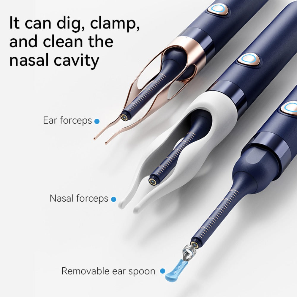 Earwax Removal Tool Set with Light & Camera ¨C Rechargeable Ear Cleaning Kit for iOS & Android, Ear Wax Remover with Otoscope