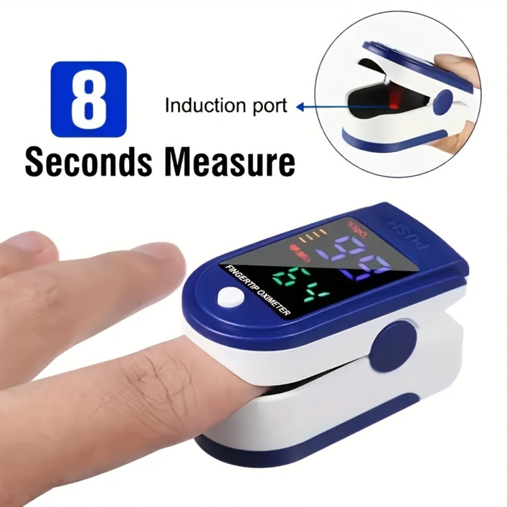 Finger Pulse Oximeter with Large Display, Athletic & Aviation Grade Blood Oxygen Saturation Monitor, Accurate SpO2 & Heart Rate Meter for Sports Fitness Home Health Monitoring ¨C Available in Sets