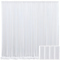 Blackout Backdrop Curtain 4 Pack 5x10 Ft - Heavyweight Nonwoven, Wrinkle-Resistant, Smooth Hanging for Wedding Birthday Baby Shower Party Photography Background Decoration