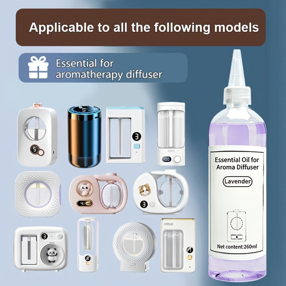 Essential Oil Refill for Aroma Diffusers - 16.91oz Large Capacity, Long-Lasting Fragrance, Anti-Spill Design, Odor Eliminating, Compatible with Most Diffuser Models, Rose Ocean Lavender Sandalwood