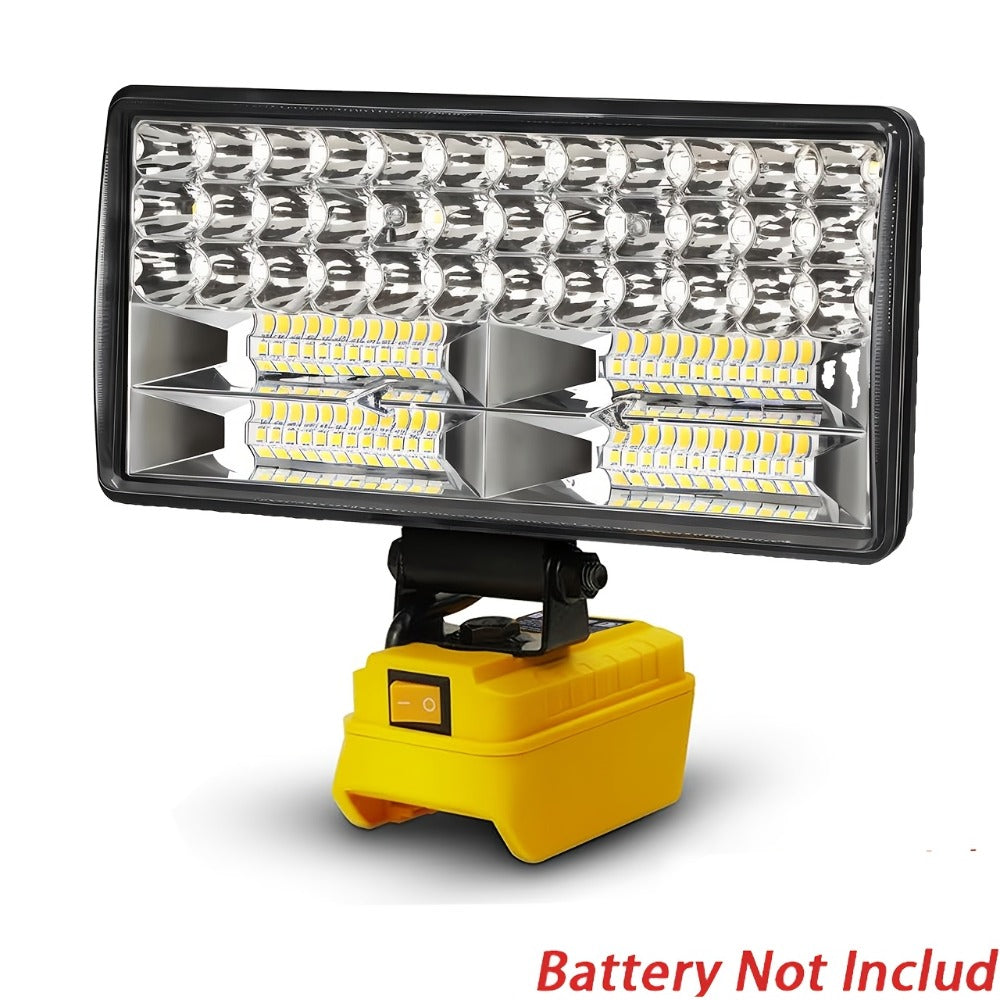 Cordless LED Work Light for DeWalt 20V Battery ¨C 30W/90W 1800/5400 Lumen LED Floodlight | Battery Powered Work Light for Automotive Repair, Construction Site & Emergency Lighting | Battery Not Included