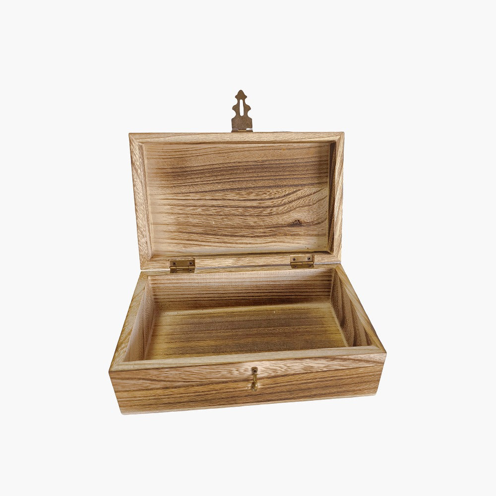 Handcrafted Wood Jewelry Box Tree of Life Carved Keepsake Storage Box