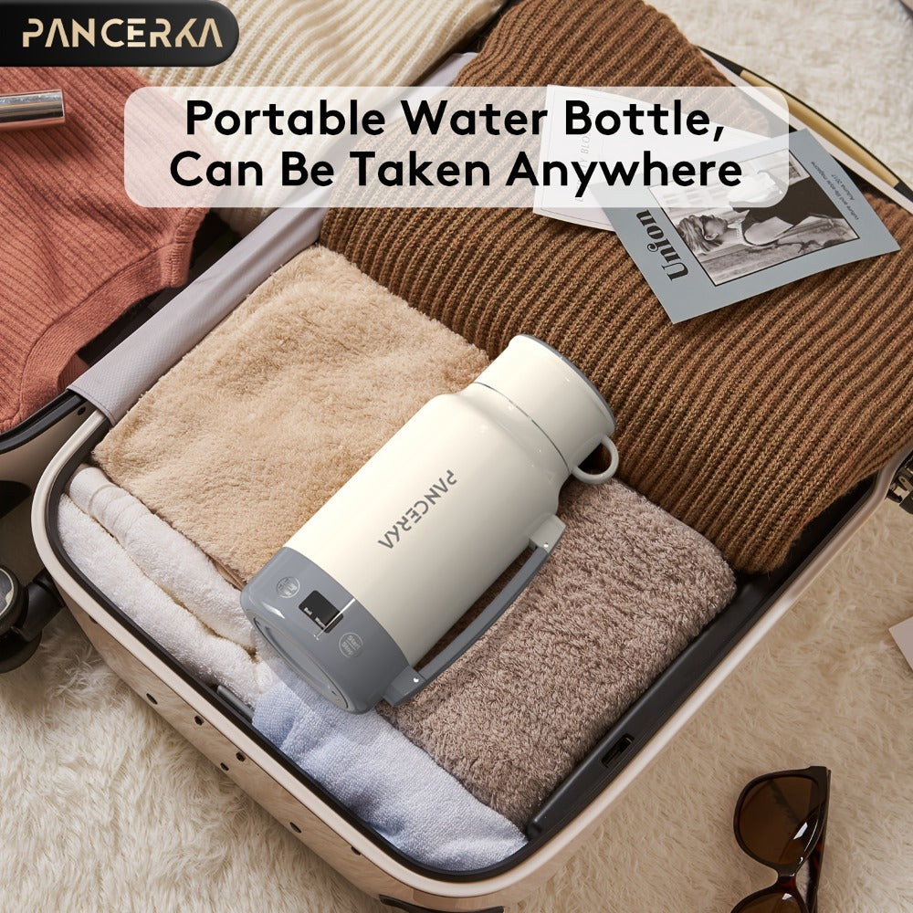 Portable Electric Kettle 400W ¨C 1L 33.8oz Fast Heating 304 Stainless Steel Kettle with Smart Temperature Control, Boil & Warm Functions, Safe & Easy to Clean, Perfect for Travel & Home ¨C Green, White