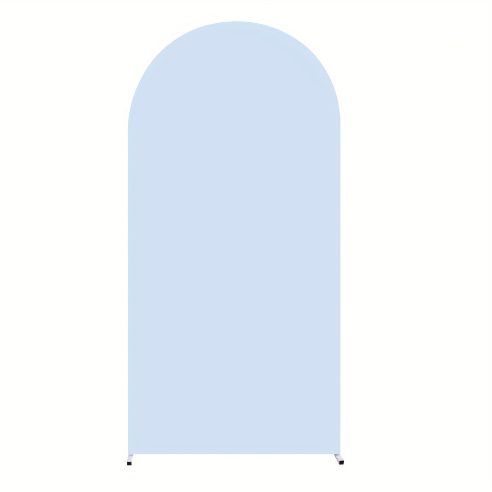 Arch Cover 6ft Stretchable Fabric Party Decoration | Wedding Ceremony Backdrop Cover Wrinkle-Free Zipper Fit for Gender Reveal Bridal Shower Birthday Holiday Celebration 8 Colors