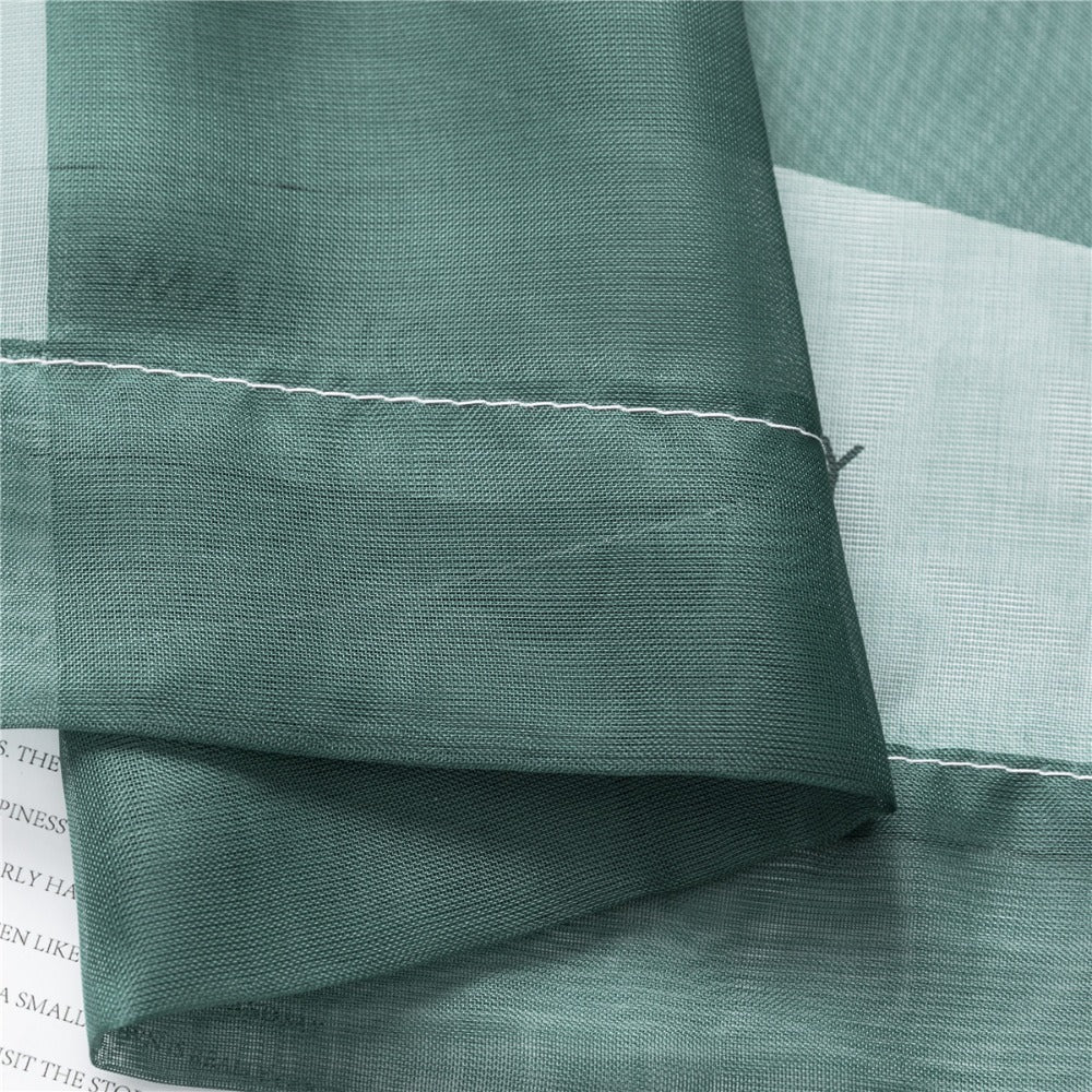 Sheer Curtains 2 Panels Rod Pocket ¨C Light Filtering Privacy Window Drapes for Living Room Bedroom Modern Home Decor