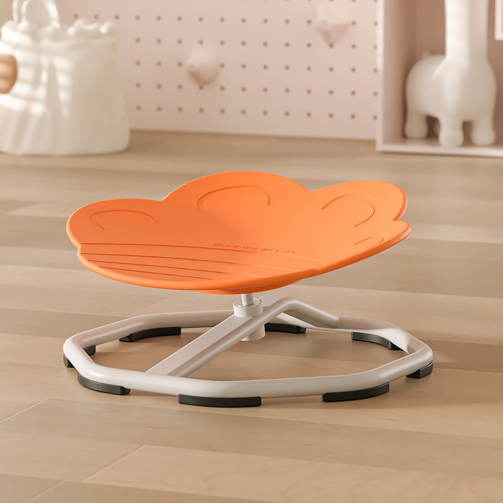 Sensory Spinning Chair for Kids with Autism & ADHD, Ages 3-18, 220LBS Capacity Swivel Sit and Spin Chair to Improve Focus & Body Balance, Calming Sensory Toy for Teens, Indoor Outdoor No Assembly