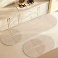 Anti-Fatigue Kitchen Mat Non-Slip Absorbent Standing Mat for Kitchen Laundry Room Hallway Bathroom Entryway Door Mat Comfort Floor Pad Striped Design