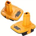 DM18D Battery Adapter for DeWalt 18V XRP NiCad NiMh Cordless Tools Compatible with DeWalt 20V Li-ion or MK 18V Red Tools Li-ion Replaces DeWalt 18V Battery 2 Pack or 4 Pack Adapter Only