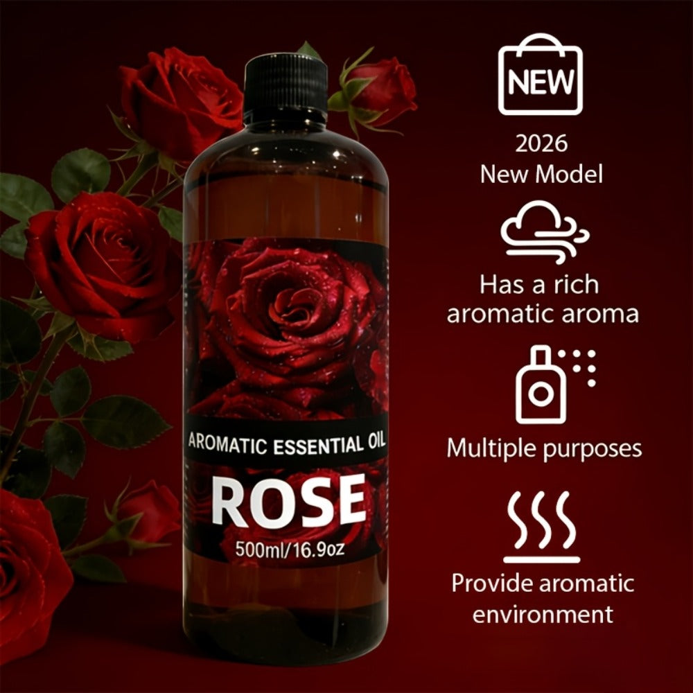 Premium Aromatic Oil Rose White Peach Ocean Sandalwood Woody Cologne Long-Lasting Fragrance for Diffuser Air Purifier Bedroom Living Room Car Odor Eliminator