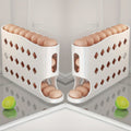 Egg Dispenser for Refrigerator, 4-Tier Automatic Rolling Egg Holder Rack ¨C Space-Saving Egg Storage Organizer for Fridge, Kitchen Cabinet, Countertop and Table