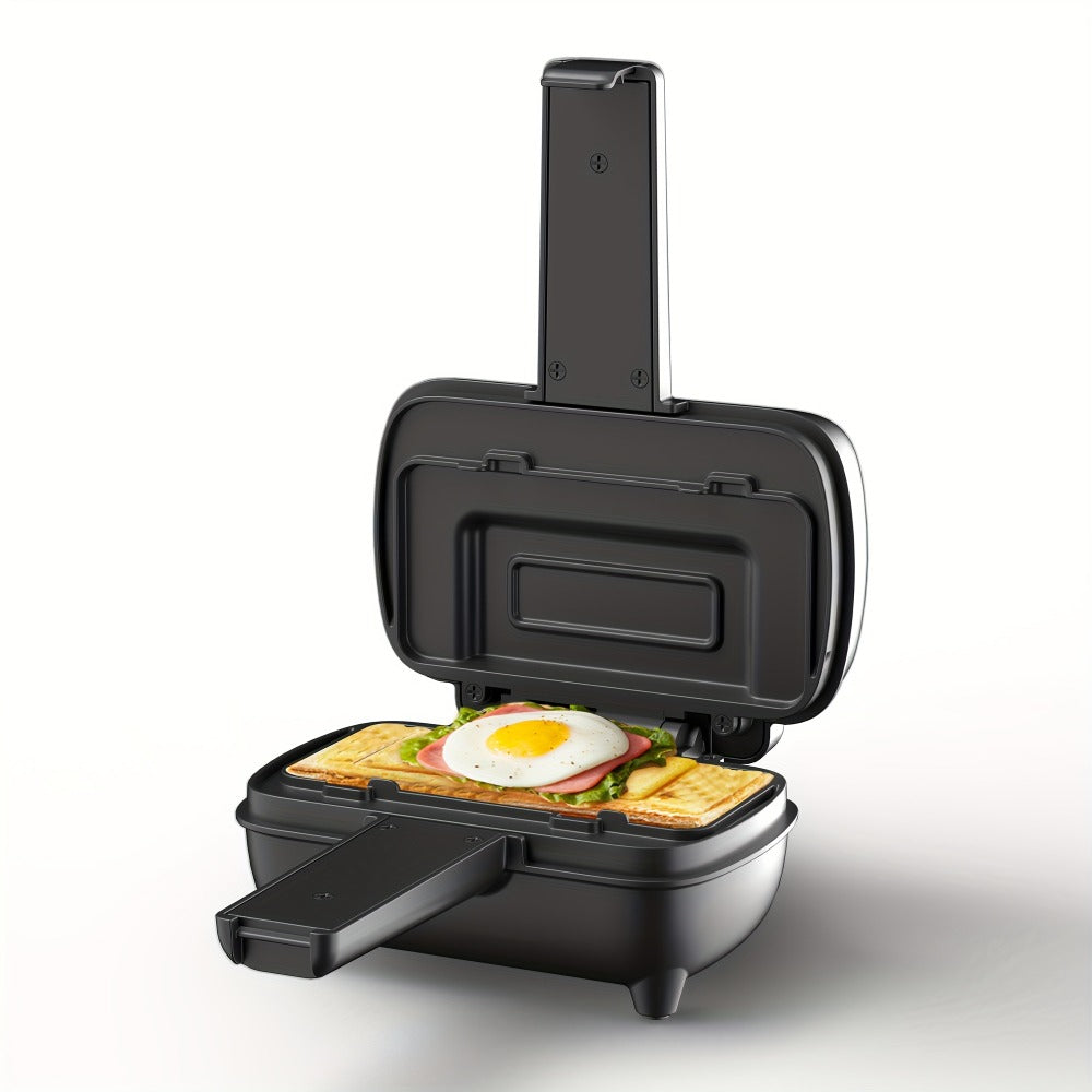 Electric Sausage Grill and Sandwich Maker with Nonstick Plate and Cord Storage Compact Countertop Cooker for Hot Dogs BBQ Sausages Veggie Sausages and Toasted Sandwiches Easy to Clean
