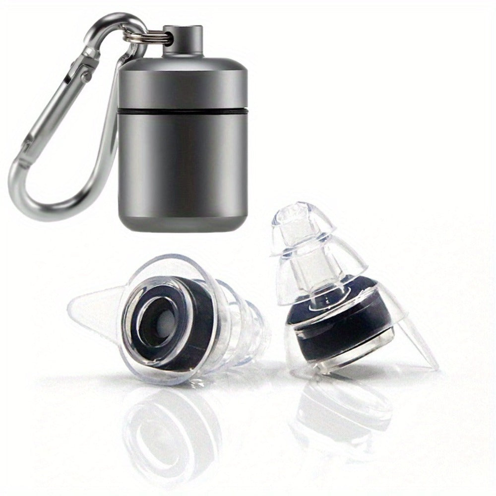 High Fidelity Earplugs for Concerts Musicians 24dB Noise Reduction ¨C Advanced Filter Technology Ear Protection for Music Festivals, DJs, Nightclub, Drummers, Professional Work and Industrial Use