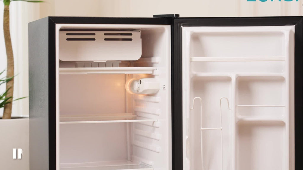 Mini Fridge with Freezer 1.7/3.5 Cu.Ft - Compact Refrigerator with Adjustable Thermostat, Energy Saving, Quiet 38dB, Perfect for Dorm, Bedroom, Apartment, Office & Home Use