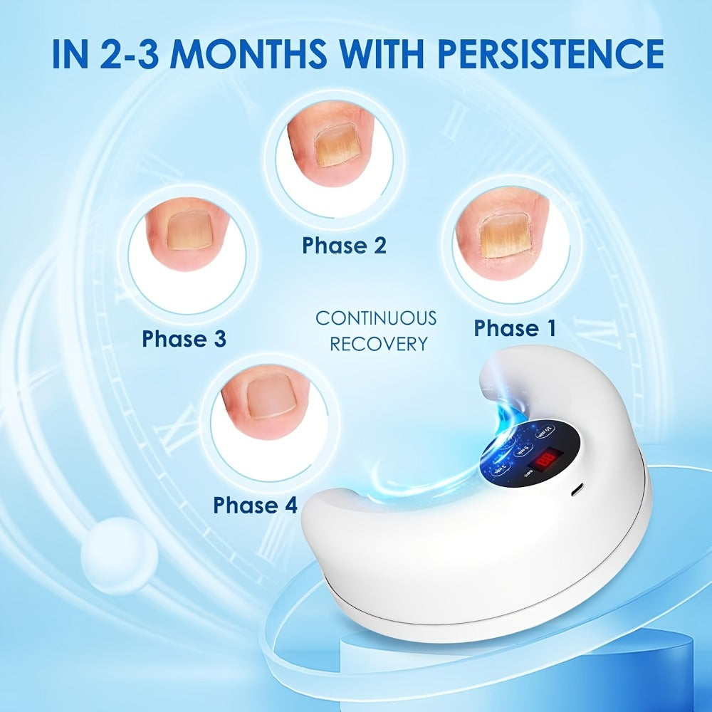 Nail Fungus Light Device FDA Cleared ¨C KTS Toenail Fungus Treatment for Fingernails & Toenails, Repairs Damaged, Discolored & Thickened Nails, Portable At-Home Nail Fungus Laser Device