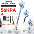 Cordless Stick Vacuum Cleaner 56-68Kpa ¨C Lightweight 8-in-1 Handheld Vacuum with Rechargeable Battery, 45 Min Runtime for Hard Floors, Carpets & Pet Hair