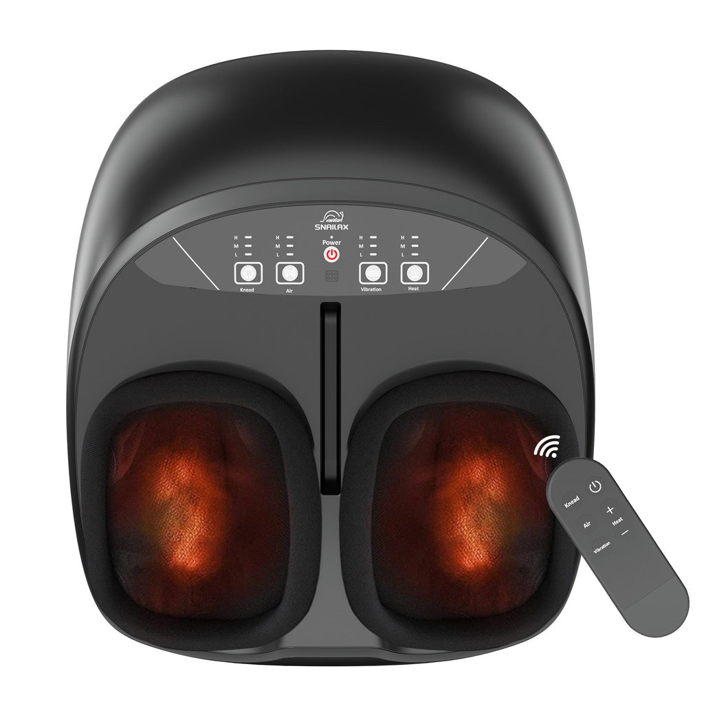 Shiatsu Foot Massager with Heat ¨C Deep Kneading, Compression & Vibration, Electric Foot Massage Machine for Men Women, Fits Size Up to 13