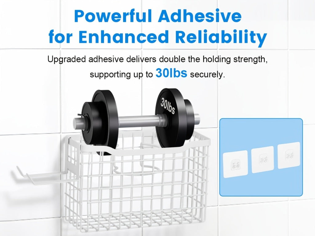 Hair Tool Organizer Wall Mounted Holder for Hair Dryer Curling Iron Straightener 3 Adjustable Heights Bathroom Storage