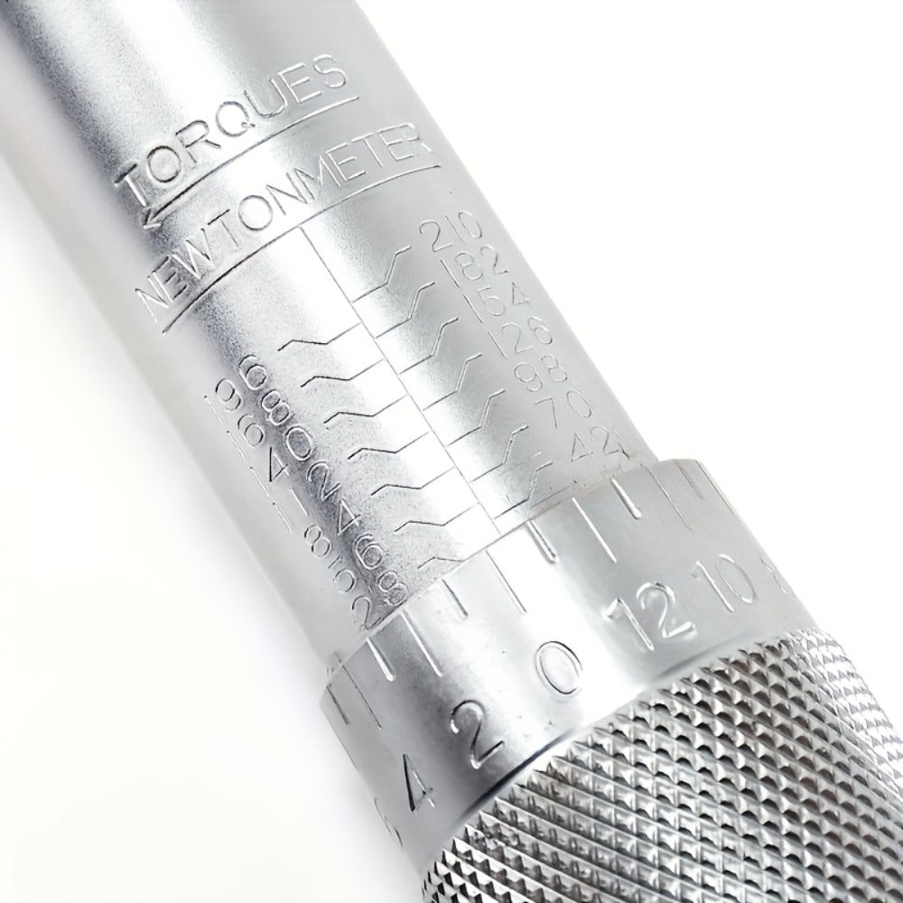 Torque Wrench Adjustable Drive 3/8¡± & 1/2¡± - Preset Click Torque Wrench for Automotive, Bike & Bicycle Maintenance, Ratchet Wrench with Dual Scale, Accurate & Durable, Gift for Husband & Car Enthusiasts