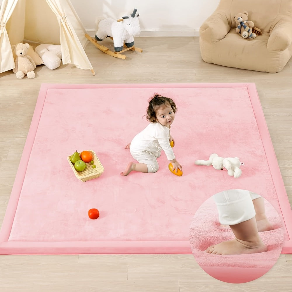 Memory Foam Area Rug Tatami Mat Non-Slip Coral Velvet Floor Mat for Living Room Bedroom Kids Playroom Yoga ¡ª Multiple Sizes & Colors