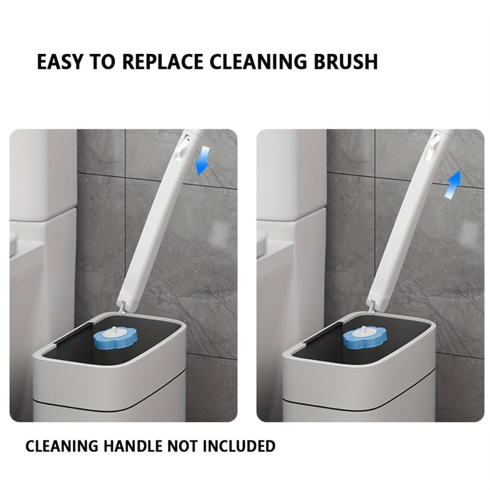 Disposable Toilet Brush Head Refills 18/36/54 Pcs | Replacement Heads for Toilet Bowl Cleaning Brush, No Dead Corner Bathroom Scrubber, Deep Clean Toilet Cleaner Accessories with Optional Handle